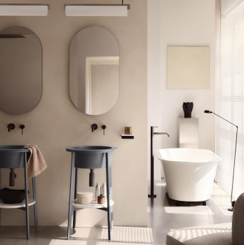 Раковина встраиваемая Cielo I Catini Catino Tondo CALAT BA 50 см черный