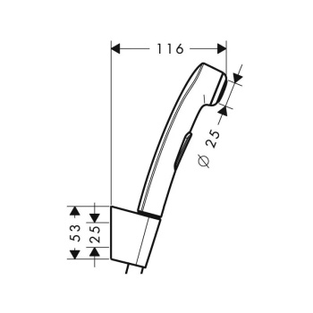 Гигиенический душ Hansgrohe Team Compact 96907000