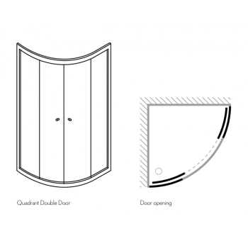 Душевой уголок Burlington Britton EQDSC0900