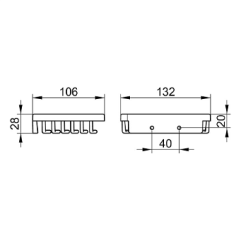 Мыльница Keuco 24941010000