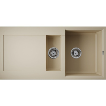 Мойка кухонная Omoikiri Sakaime 100-2-CH шампань 4993897