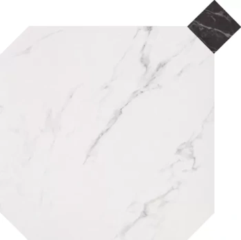 Керамогранит Casalgrande Padana Marmoker CP Nero Creta Lucido (нарезка) 7х7