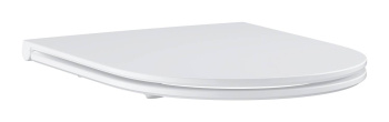 Сиденье для унитаза GROHE Bau Ceramic, с микролифтом, альпин-белый 39913000