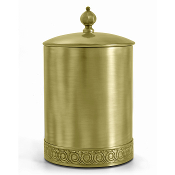 3SC Bally Ведро &Oslash;22х30см., с крышкой, ручка Zar, цвет: Matt Satin Brass FSC65/02LX