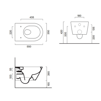 Унитаз подвесной Catalano Zero 111550021 белый матовый