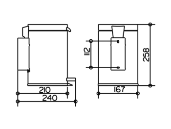 Ведро для мусора Keuco Plan 14977010000 с крышкой и педалью, 3 л, хром