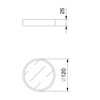 Мыльница Fantini Young хром, вставка из кориана 96 02 7648