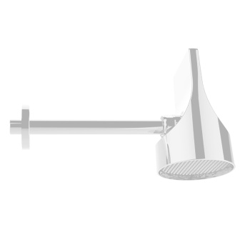 Bossini Apice Верхний душ Ø100 мм., с настенным держателем 238,5 мм., цвет: белый матовый HH1