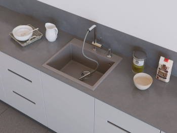 Мойка кухонная Omoikiri Tedori 57 ваниль 4993981