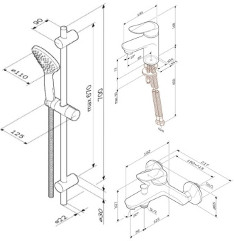 Набор смесителей AM.PM Sunny F40985C00