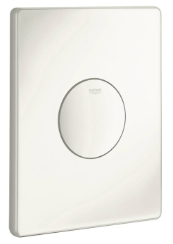 Панель смыва для унитаза GROHE Skate 1 режим смыва, альпин-белый 37547SH0