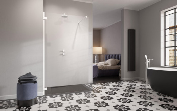 Душевая перегородка Radaway Essenza Pro White Walk-in 115 10103115-04-01