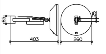 Косметическое зеркало с подсветкой Keuco 26 17602019000
