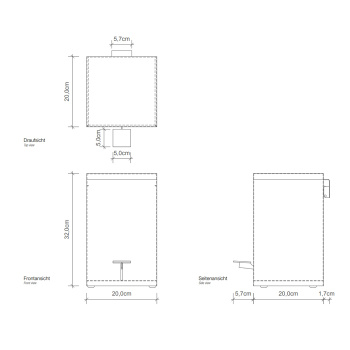 Ведро Decor Walther Universal 614570 сталь полированная