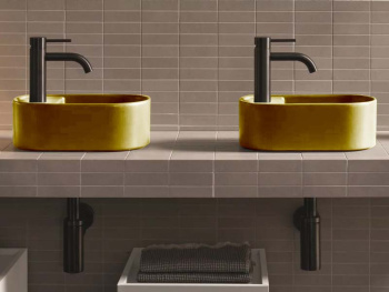 Раковина накладная Cielo Les Petites LPLAO AM 33 см коричневый