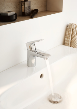 Смеситель для раковины Kludi Pure&solid 340280575 хром