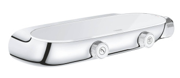 Внешняя часть термостатического смесителя для душа GROHE Grohtherm SmartControl, хром 34714000