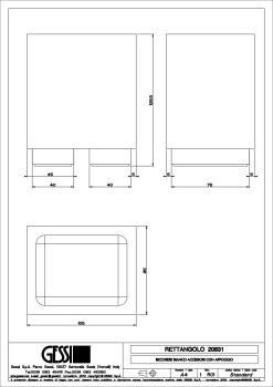 Стакан Gessi Rettangolo 20831.031 Chrome