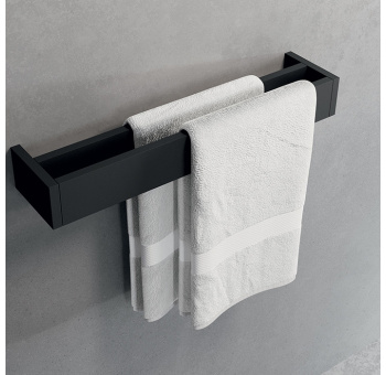 Полотенцедержатель двойной 45 см Novellini Frame R90AKFPS0245-B, цвет Silver