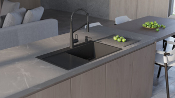 Мойка кухонная Omoikiri Akisame 86-IN-R нержавеющая сталь R 4997042