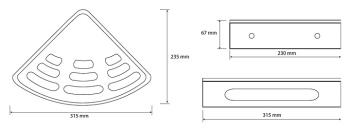 Мыльница Bemeta Cytro 102308216