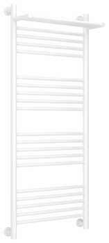 Полотенцесушитель водяной Сунержа Богема с полкой+ 1200х500 12-0223-1250 белый (ral-9003)