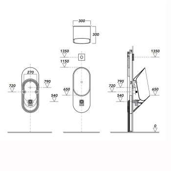 Писсуар подвесной Simas Vignoni VI03bi белый