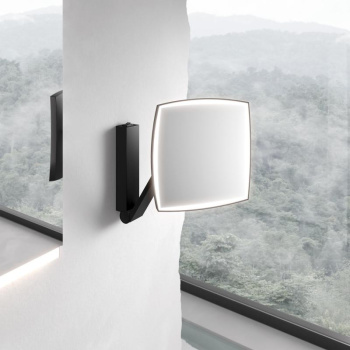 Косметическое зеркало Keuco iLook_move 20 17613379004 с подсветкой, черный матовый