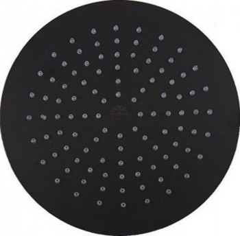 Верхний душ d.300 MASTER KING 8 мм, антикальц., цвет черный матовый