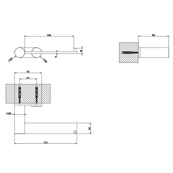 Держатель туалетной бумаги Gessi Gessi316 54749.239 Steel Brushed