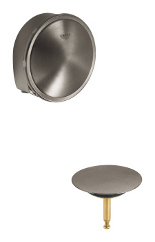 Наливной, сливной и переливной гарнитур GROHE Talentofill , темный графит матовый 19952AL0