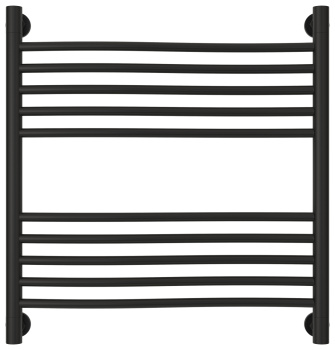 Полотенцесушитель водяной Сунержа Флюид+ 600х600 31-0222-6060 матовый черный