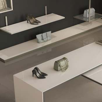 Керамогранит Motto 15mm Light Grey Glossy 80x240 см N100138