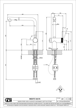 Смеситель для кухни Gessi Inedito 60478.031 Chrome
