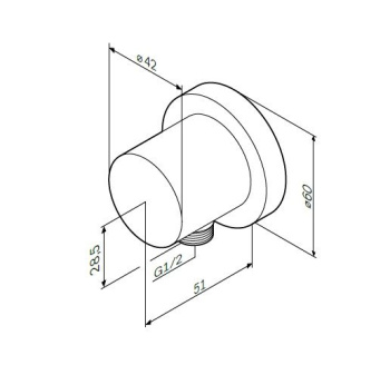 Шланговое подсоединение AM.PM F0600E00