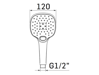 Ручной душ Mamoli SHOWER PROGRAM 2000001
