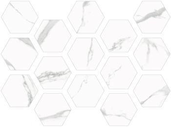 Керамогранит White Soul Hexa Matt 23х27