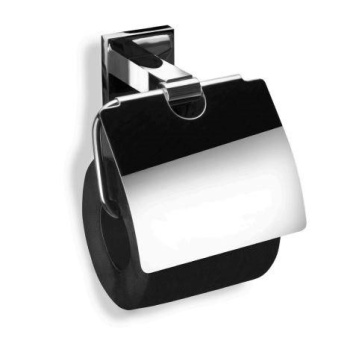 Держатель для туалетной бумаги Nofer с крышкой BARCELONA 16917.B
