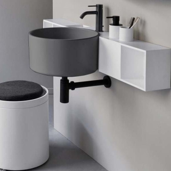 Раковина подвесная Cielo Sella SELS CM 40 см серый