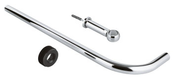 Сливная трубка для смывного устройства для унитаза GROHE, 600x200 мм, хром 37107000