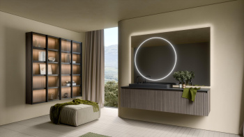 Тумба для ванной Brenta Fly 120 см подвесной дерево 1 ящик (FL110.120.49.W)