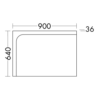 Burgbad Sinea Зеркало с подсветкой 90x64 см, сенсорный выкл. белый гл. SICL090RK0040