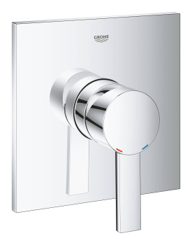 Смеситель однорычажный для душа GROHE Allure, квадратная розетка, хром 24069000
