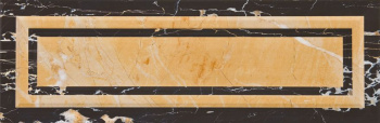 Плитка Portoro Negro Ornato 25,1x75,6