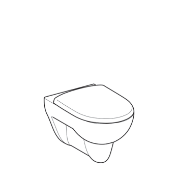 Унитаз подвесной Geberit Renova 500.802.00.1 с крышкой-сиденьем