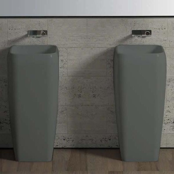 Раковина напольная Cielo Shui SHFREEP BR 40 см серый