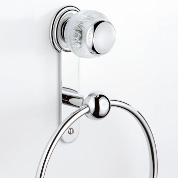 Полотенцедержатель THG Panthere Cristal Clair A2H-A02-504N хром