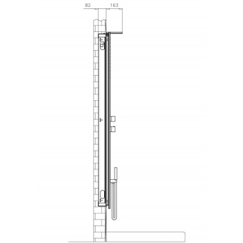 Антикоррозионная металлическая коробка для душевой панели Fantini Acquapura 650102 74 00 6590