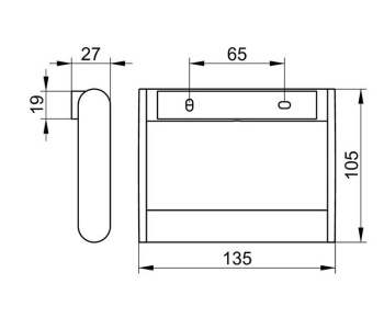 Держатель для туалетной бумаги Keuco Plan 14961010000 хром