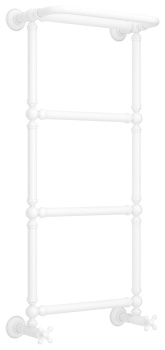 Полотенцесушитель водяной Сунержа Ренессанс 1386 960x400 30-0281-9640 матовый белый